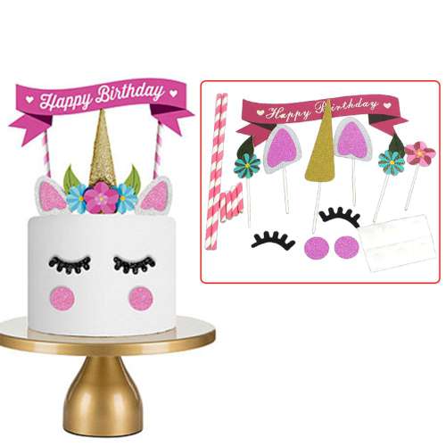 Unicorn Edible Icing Image - Click Image to Close